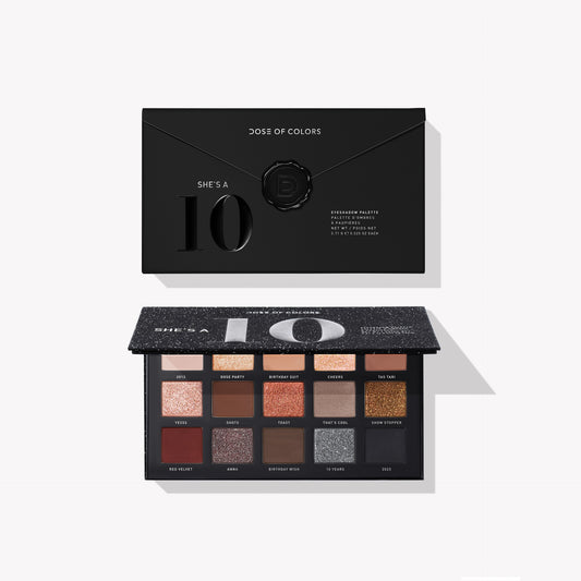 10 YEAR SHE'S A 10 EYE SHADOW PALETTE